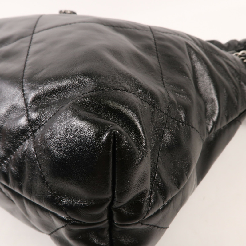 CHANEL 牛皮皮革Chanel 22 Small銀扣鏈帶肩背袋-13