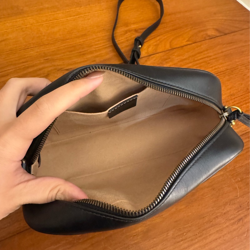 黑色金雙G marmont 斜背包-22