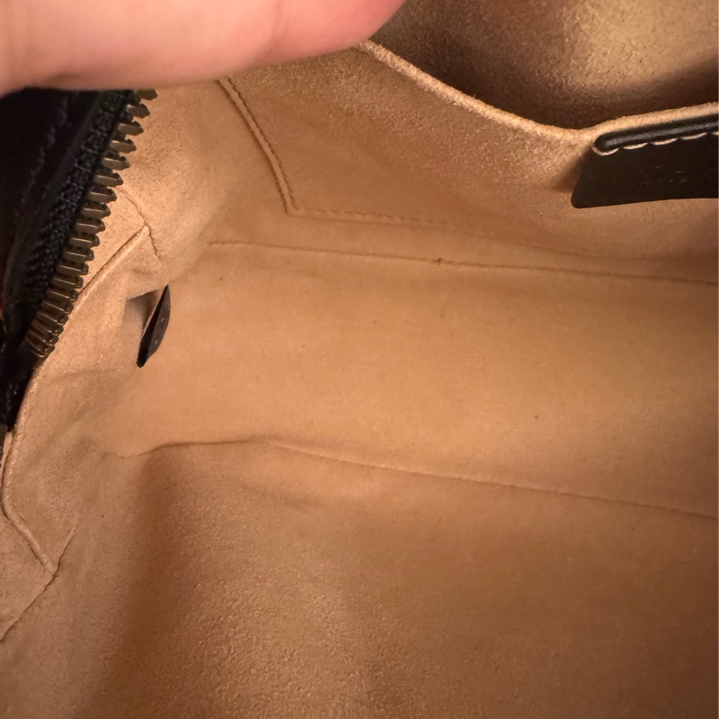 黑色金雙G marmont 斜背包-23