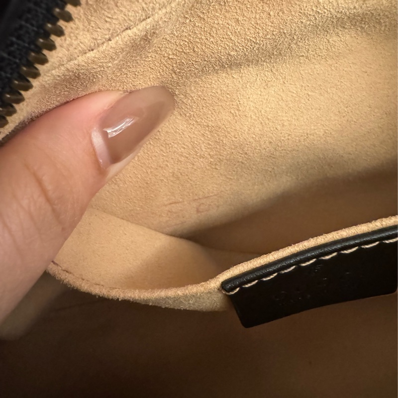 黑色金雙G marmont 斜背包-26