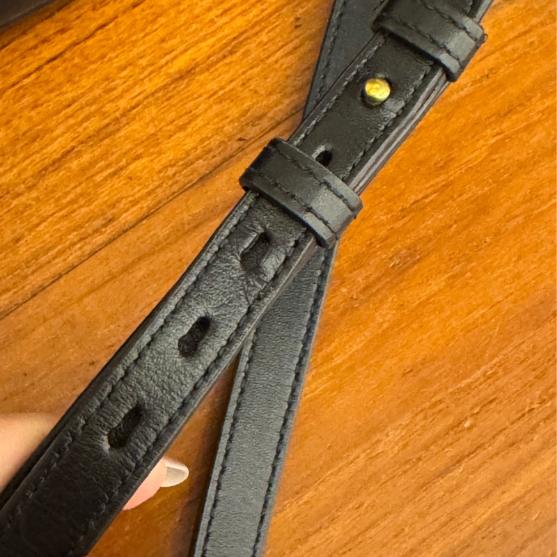 黑色金雙G marmont 斜背包-38