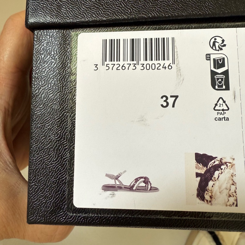 Chanel beige sandals 香奈兒 羊皮 涼鞋-10