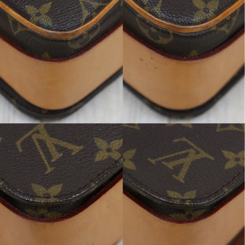 「JL精品代購」9新 LV 老花馬鞍包 gm-7