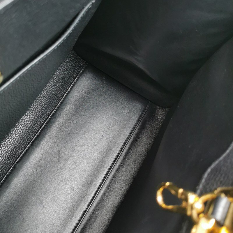 Louis Vuitton (LV) City Steamer 中號 牛皮 純色 金屬 鎖扣 鉑金包 單肩包-9