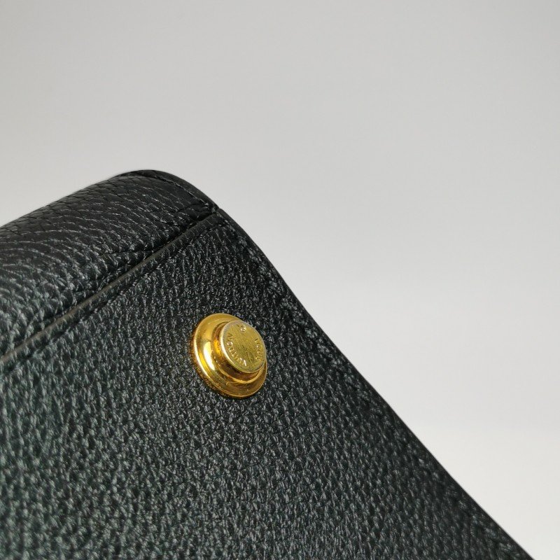 Louis Vuitton (LV) City Steamer 中號 牛皮 純色 金屬 鎖扣 鉑金包 單肩包-11