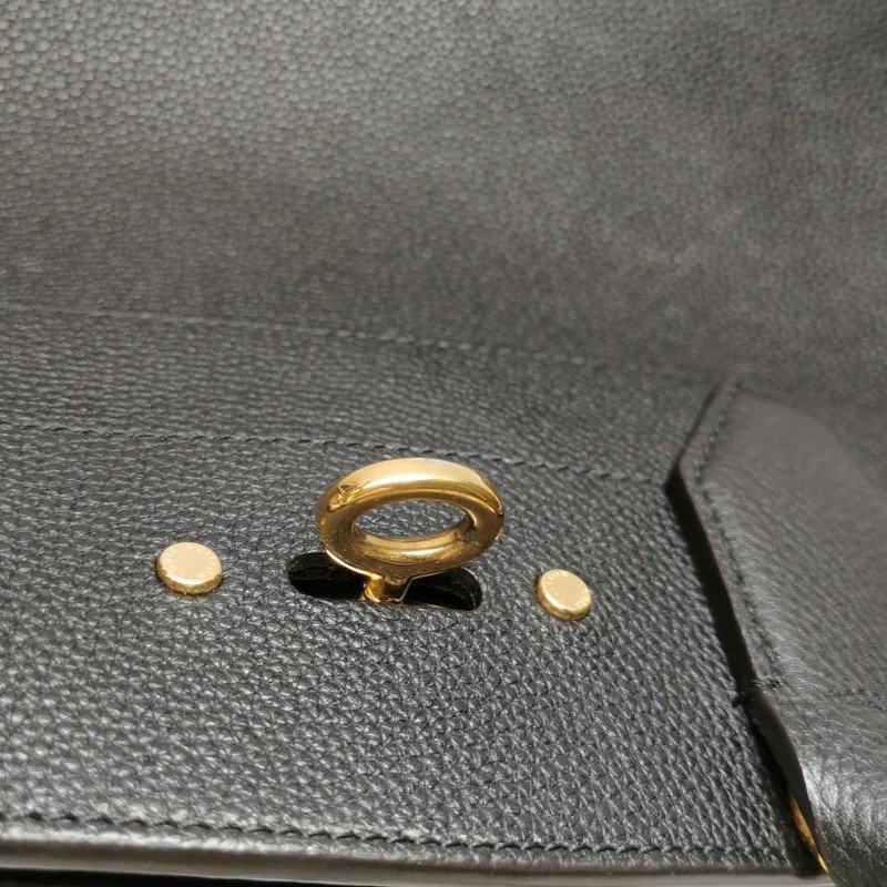 Louis Vuitton (LV) City Steamer 中號 牛皮 純色 金屬 鎖扣 鉑金包 單肩包-12