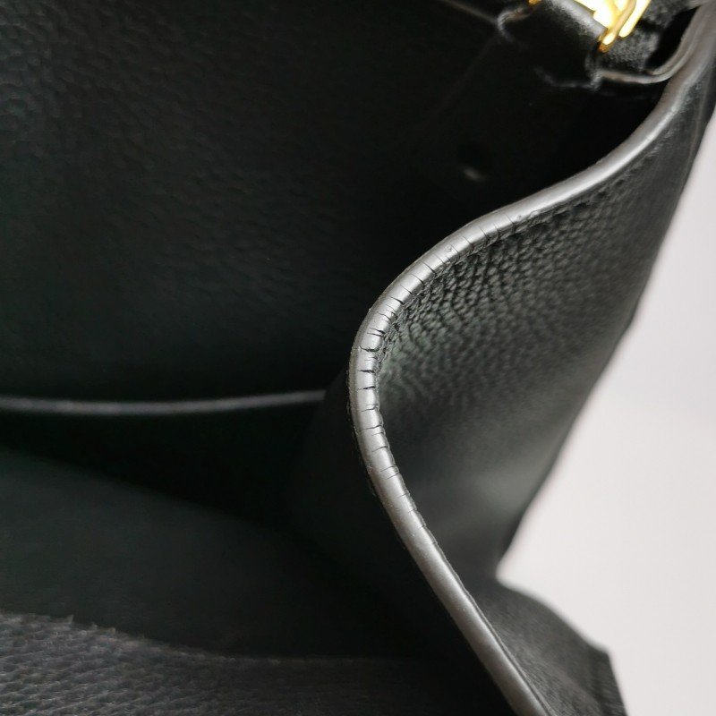 Louis Vuitton (LV) City Steamer 中號 牛皮 純色 金屬 鎖扣 鉑金包 單肩包-20