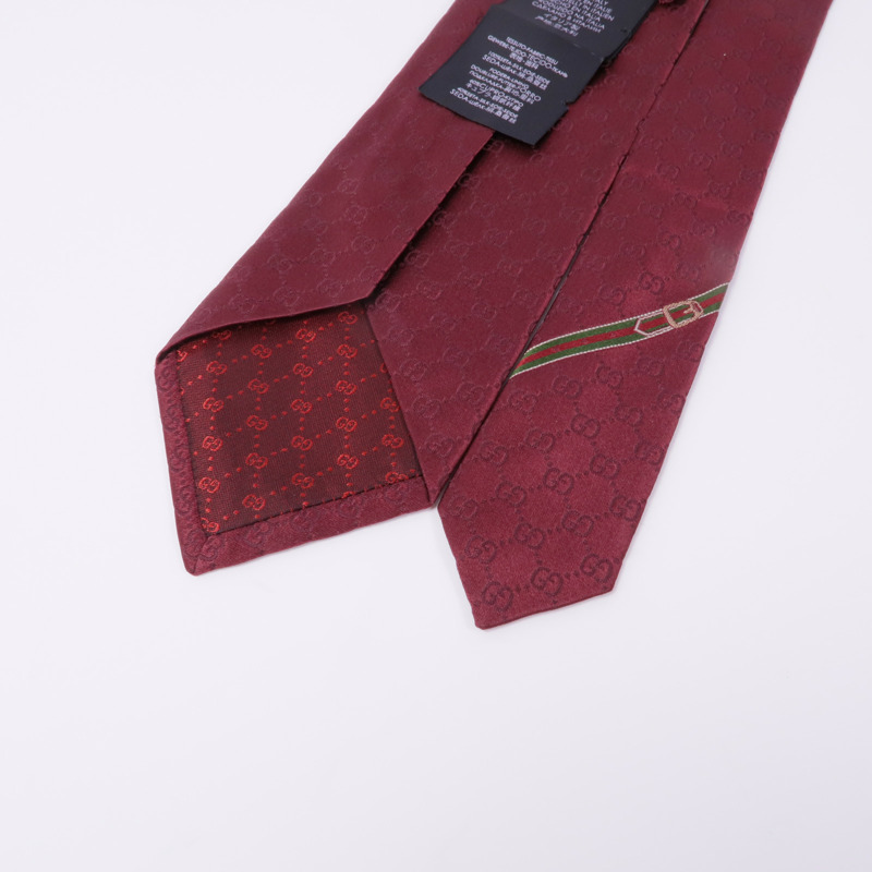 GUCCI 絲質Tie領帶-4