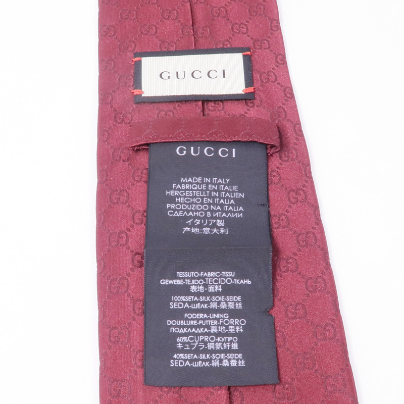 GUCCI 絲質Tie領帶-5