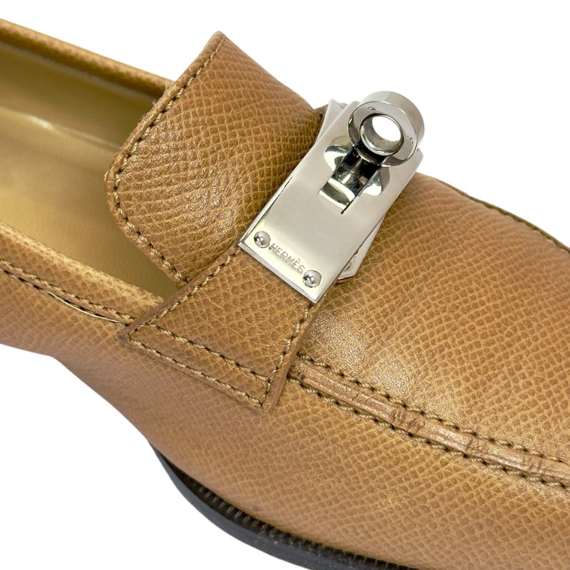 HERMES kelly扣 樂福鞋-3