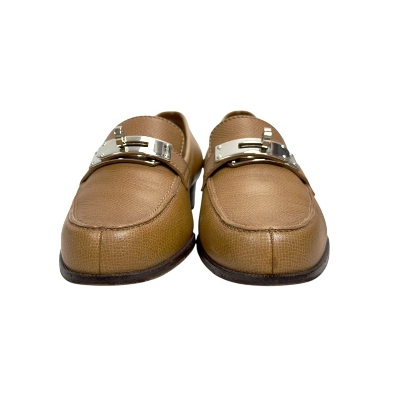 HERMES kelly扣 樂福鞋-7