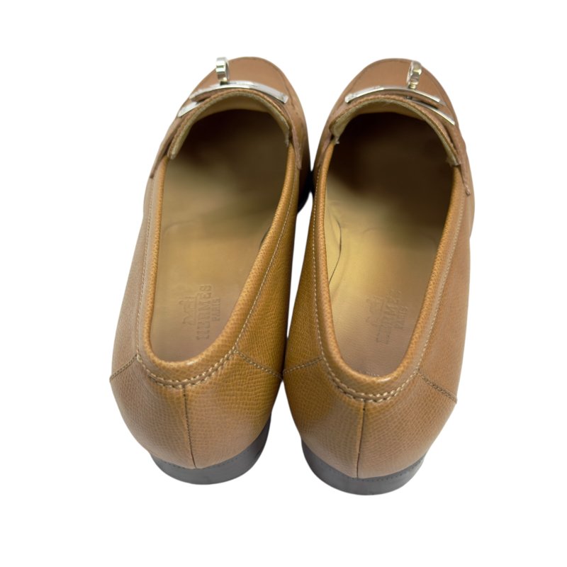 HERMES kelly扣 樂福鞋-10