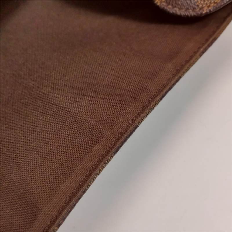 Louis Vuitton (LV) Melville 牛皮 尼龍布 棋盤格 拉鏈 郵差包 斜背包 單肩包-8