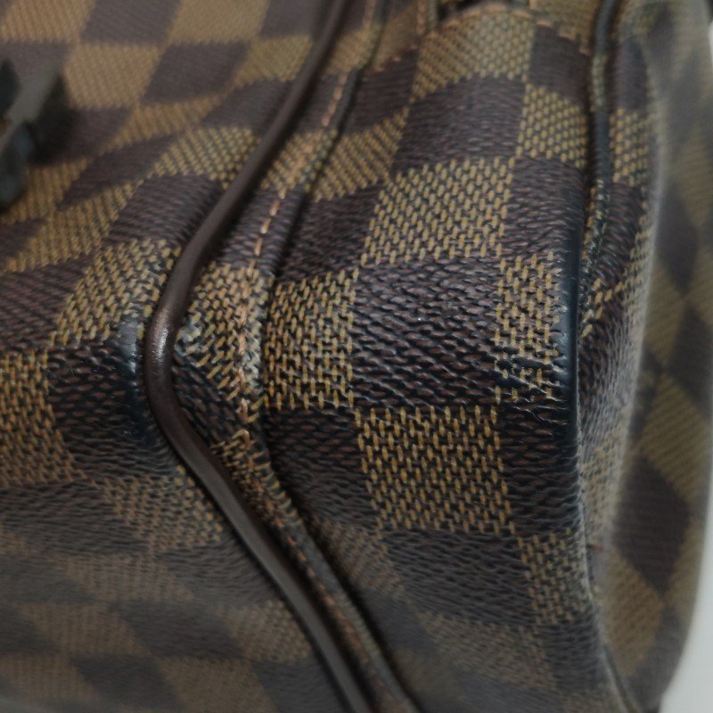 Louis Vuitton (LV) Melville 牛皮 尼龍布 棋盤格 拉鏈 郵差包 斜背包 單肩包-14