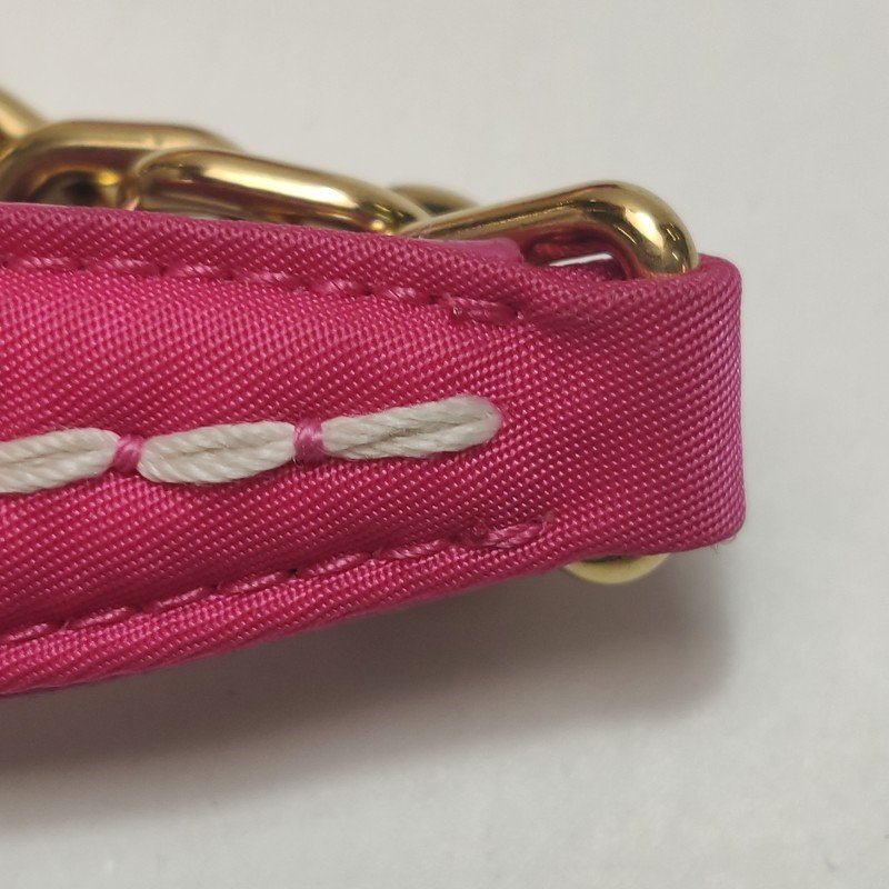 Prada 牛皮 尼龍布 純色 三角標誌 單肩包-10