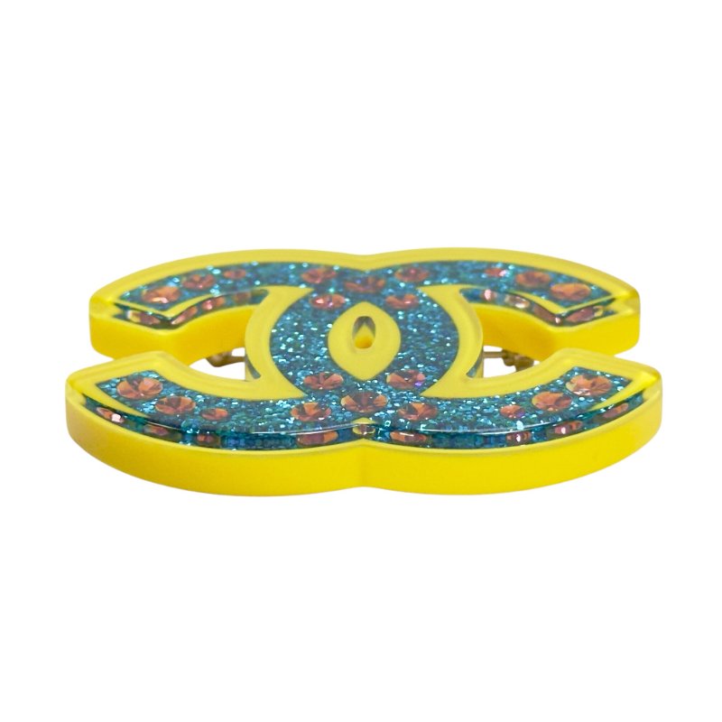 CHANEL CC 閃爍 胸針-4