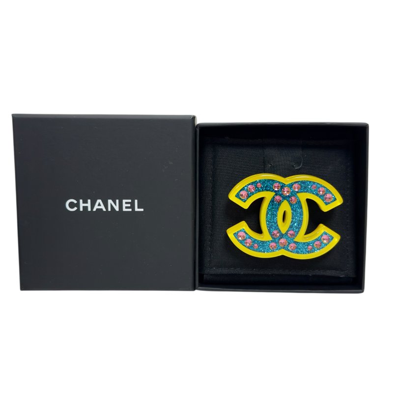 CHANEL CC 閃爍 胸針-8