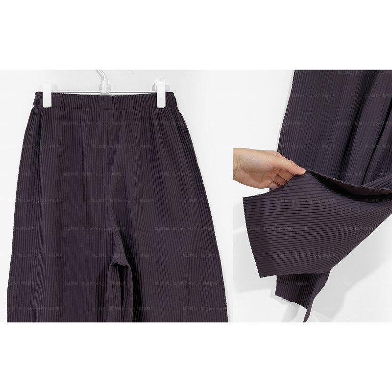 (全新特價) me ISSEY MIYAKE烏紫色花瓣長褲 A-POC系列/三宅一生/專櫃正品-6
