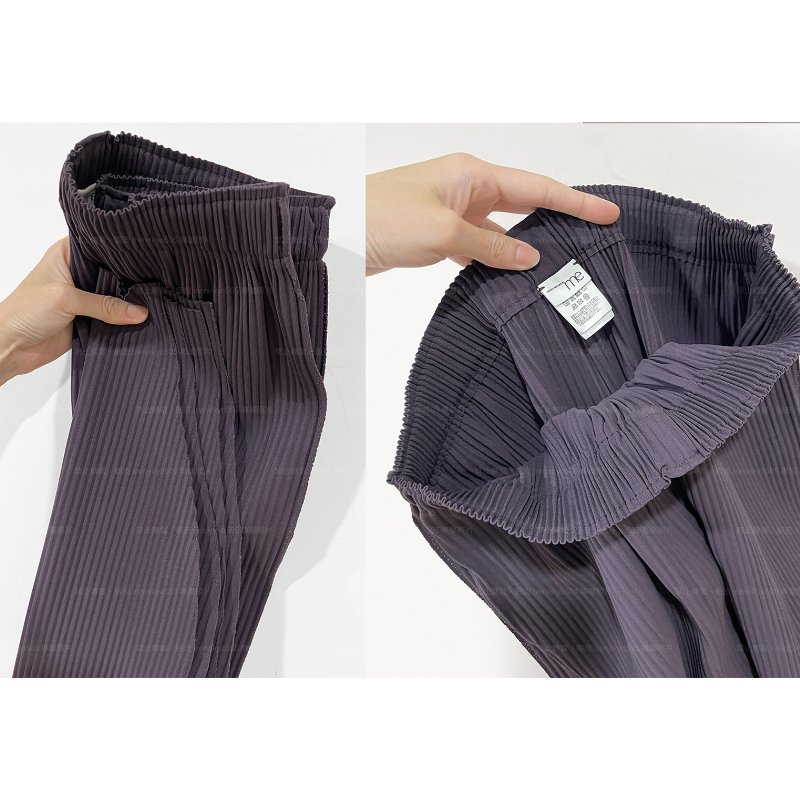 (全新特價) me ISSEY MIYAKE烏紫色花瓣長褲 A-POC系列/三宅一生/專櫃正品-7