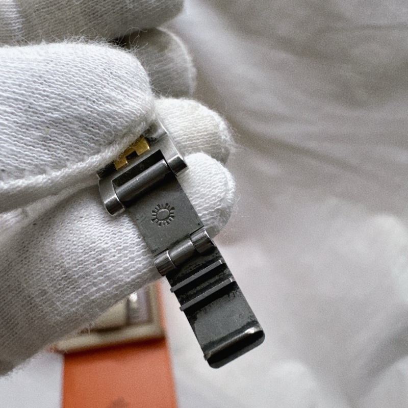 二手Hermes愛馬仕復古半金鋼帶錶 愛馬仕手錶 愛馬仕錶 愛馬仕配件-14