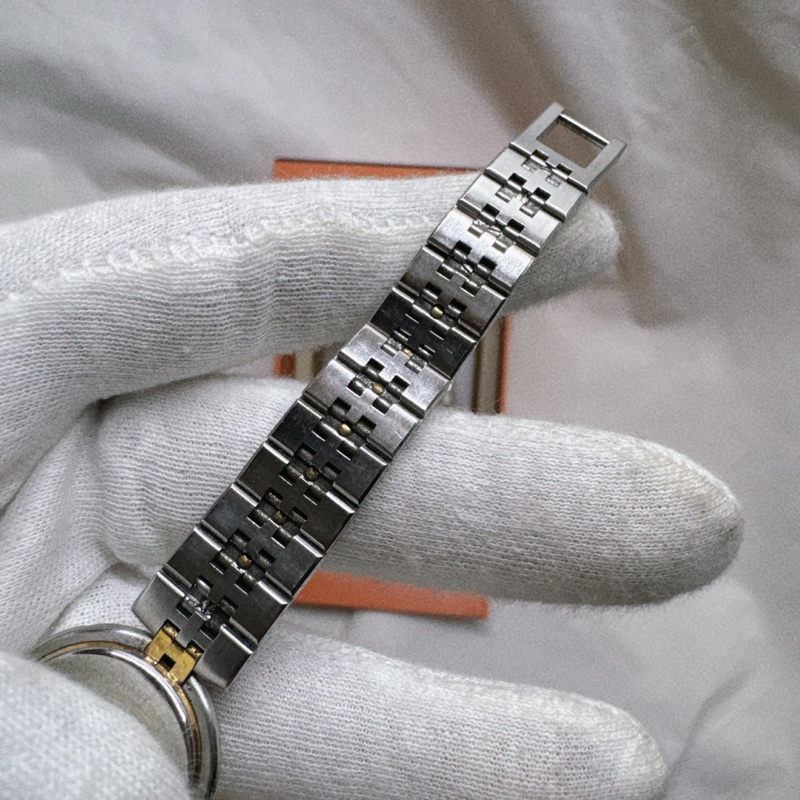 二手Hermes愛馬仕復古半金鋼帶錶 愛馬仕手錶 愛馬仕錶 愛馬仕配件-21