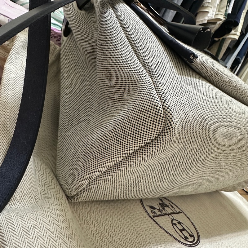 Hermes 愛馬仕 Herbag 31 (訂製款)深藍色銀扣 不含絲巾-4