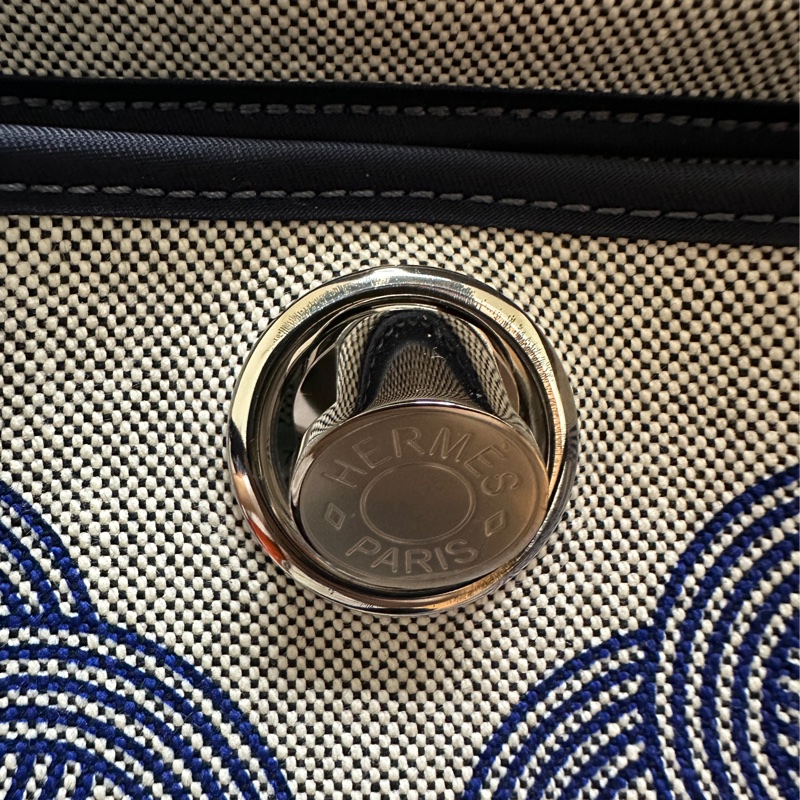 Hermes 愛馬仕 Herbag 31 (訂製款)深藍色銀扣 不含絲巾-8