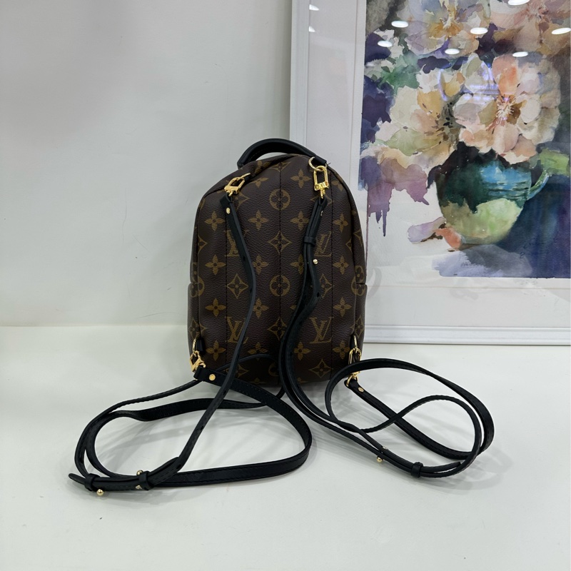 LV 路易威登mini小書包老花雙肩包 16編碼 尺寸17 x 22 x 10 無破無裂-2