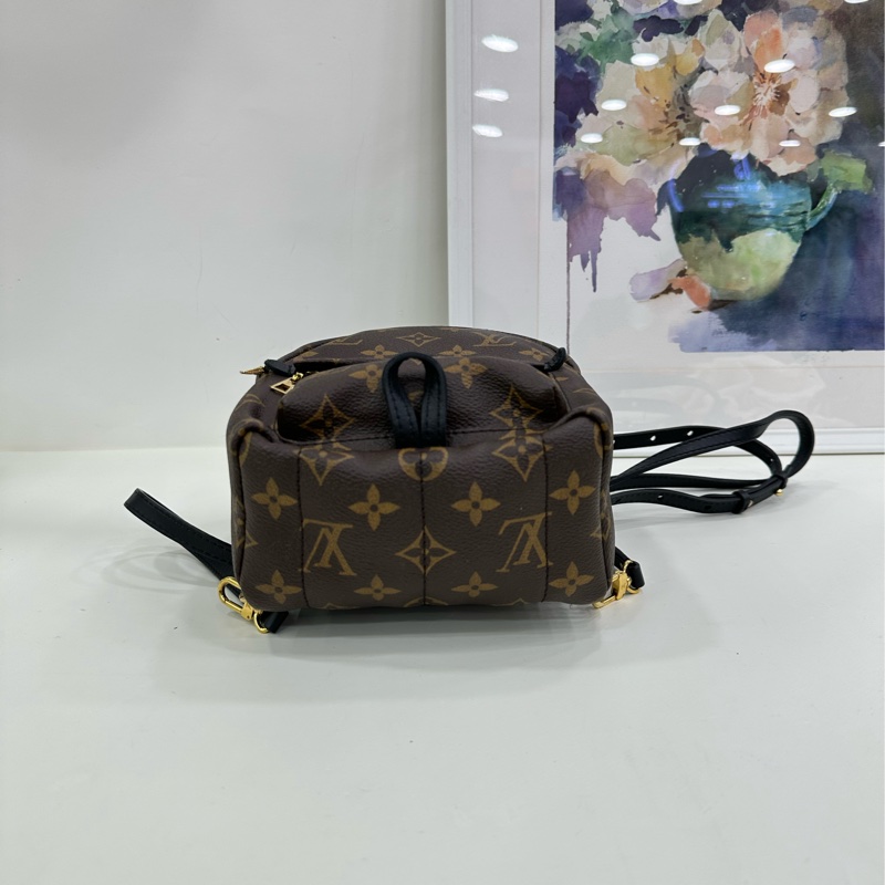 LV 路易威登mini小書包老花雙肩包 16編碼 尺寸17 x 22 x 10 無破無裂-5