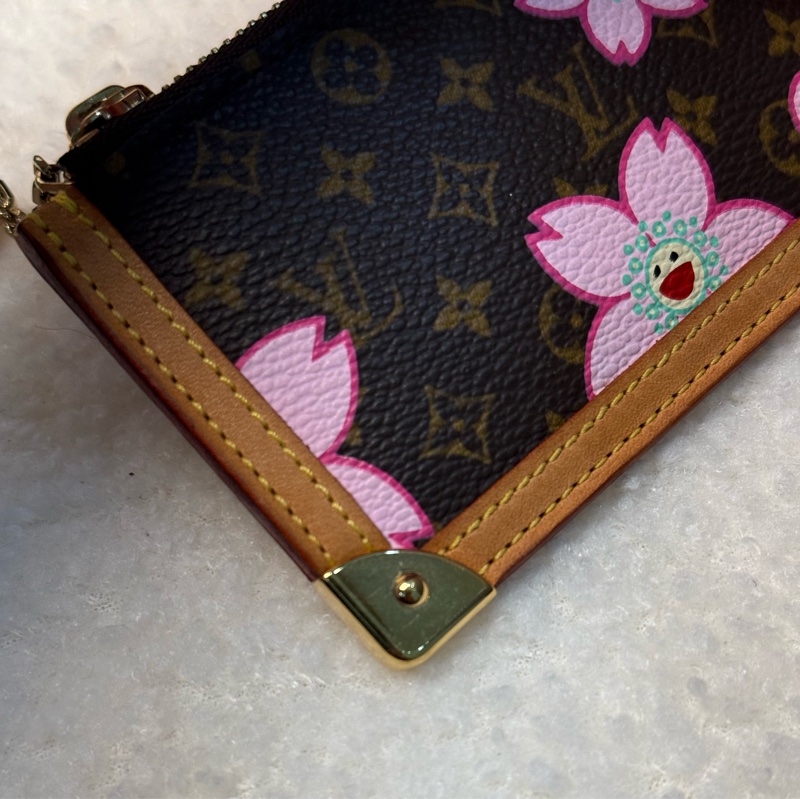 （稀有釋出⚡️）Lv村上隆聯名樱花卡包/鑰匙零錢包-4