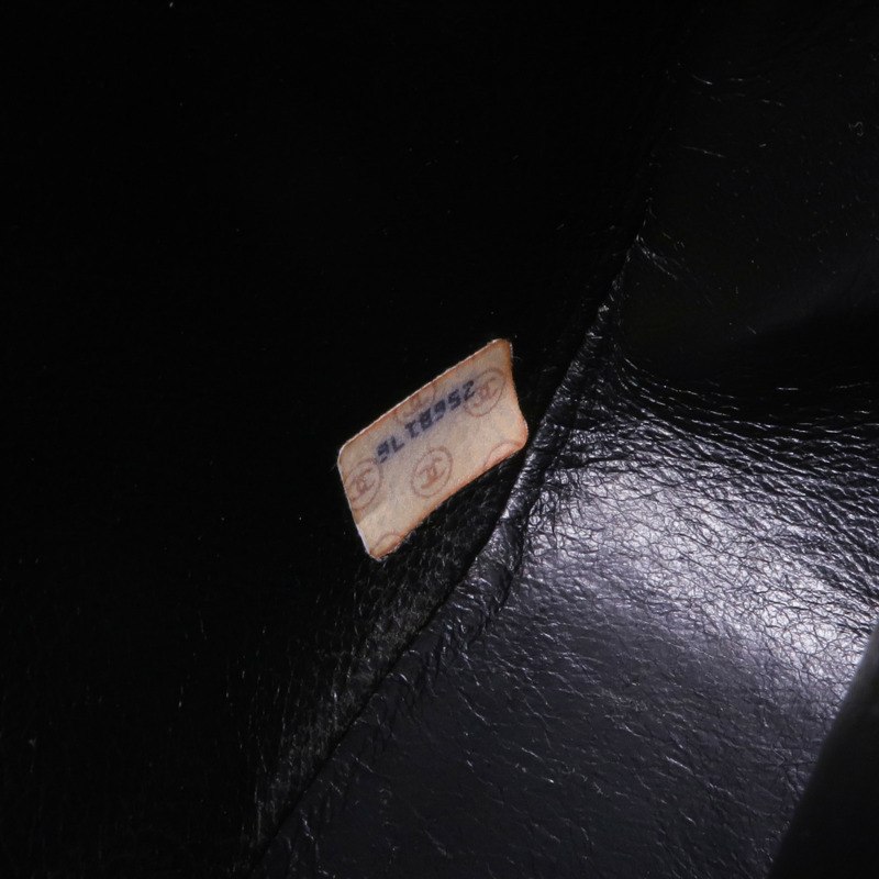 CHANEL 天鵝絨Vintage Velvet Shoulder金扣肩背袋-12