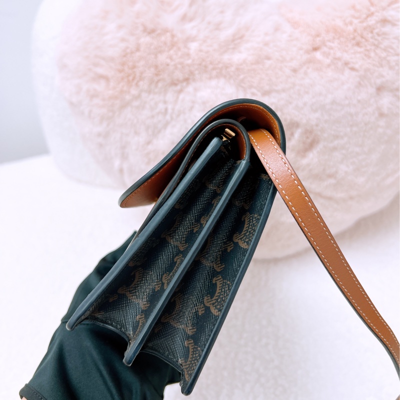 Celine wallet on strap woc 老花斜挎/腋下包-4