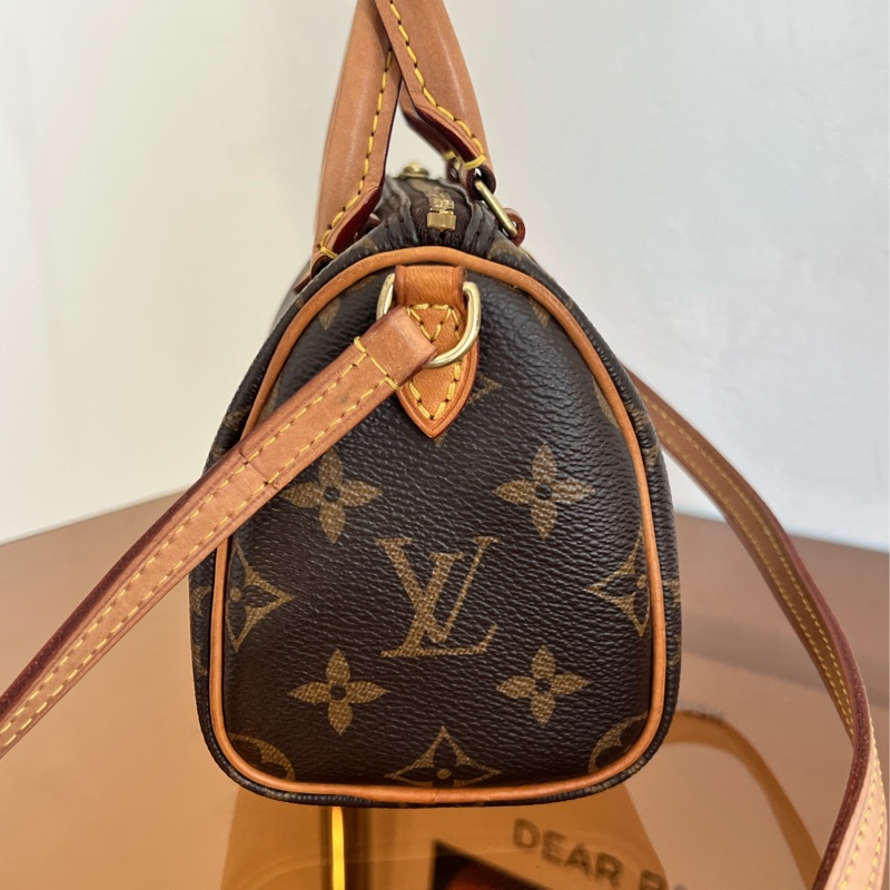 #全網最便宜#停產 Louis Vuitton Speedy Nano枕頭包-1