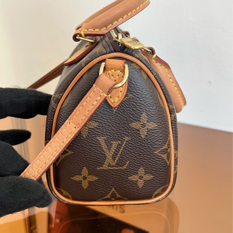 #全網最便宜#停產 Louis Vuitton Speedy Nano枕頭包-2