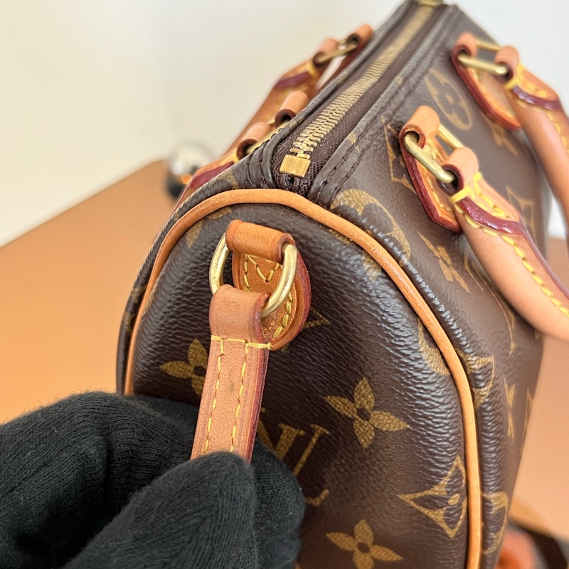 #全網最便宜#停產 Louis Vuitton Speedy Nano枕頭包-4