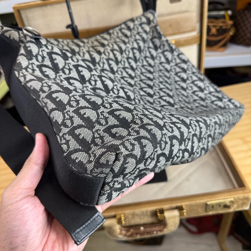上架中🔑Dior 黑老花斜挎流浪包-6