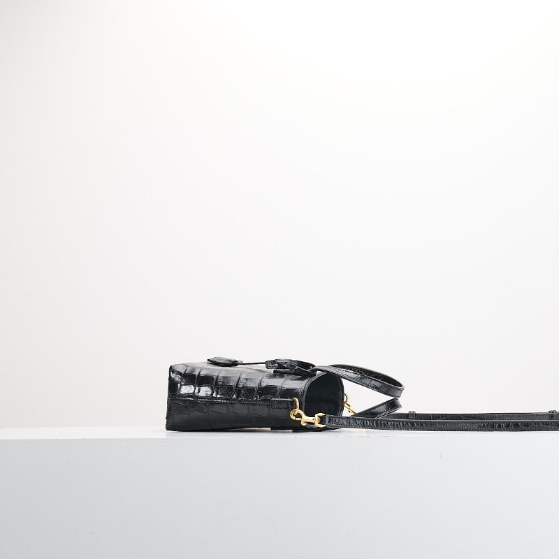 二手Ysl mini tote 鱷魚壓紋-2
