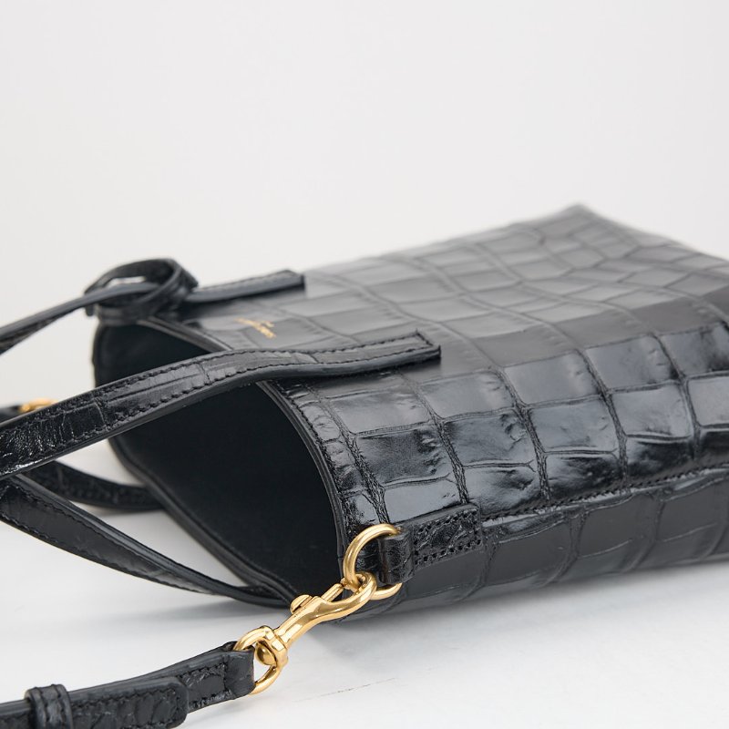 二手Ysl mini tote 鱷魚壓紋-5