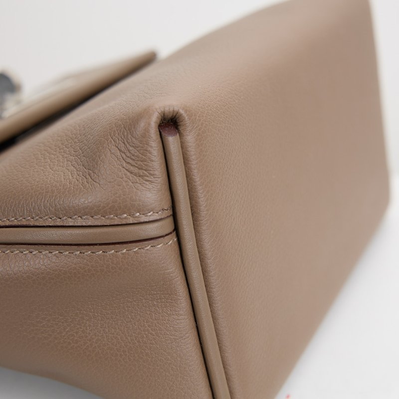 二手 Hermès mini 2424 大象灰銀扣 B刻-4