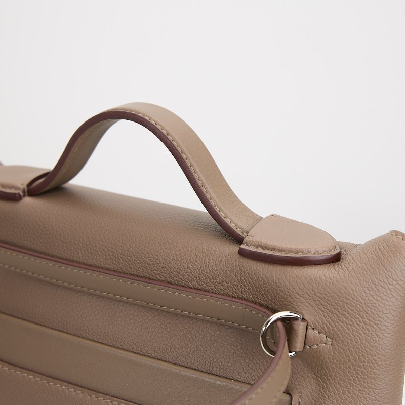 二手 Hermès mini 2424 大象灰銀扣 B刻-7