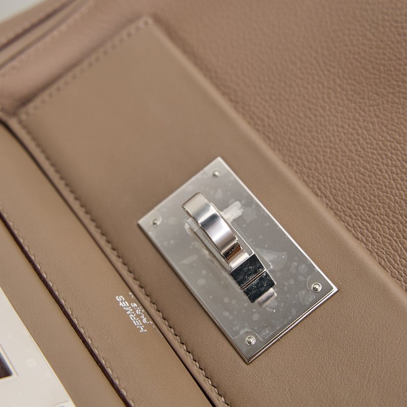 二手 Hermès mini 2424 大象灰銀扣 B刻-17