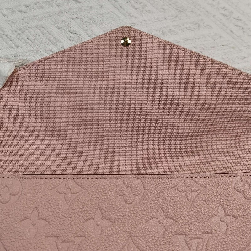 LV路易威登 felicie 三合一鏈條包 粉色 肩背包 斜背包-21