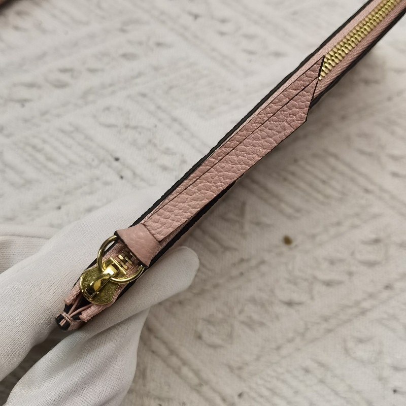 LV路易威登 felicie 三合一鏈條包 粉色 肩背包 斜背包-34