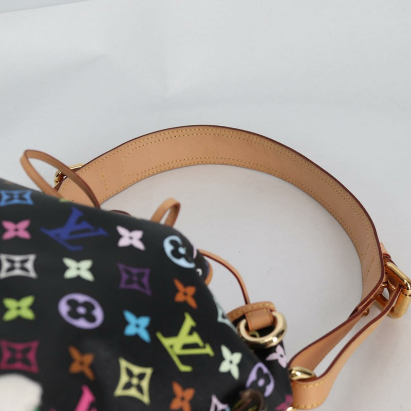 【日本直送】LOUIS VUITTON 字母多色 Petit Noe 包 黑色 M42230 正品 135262V-13
