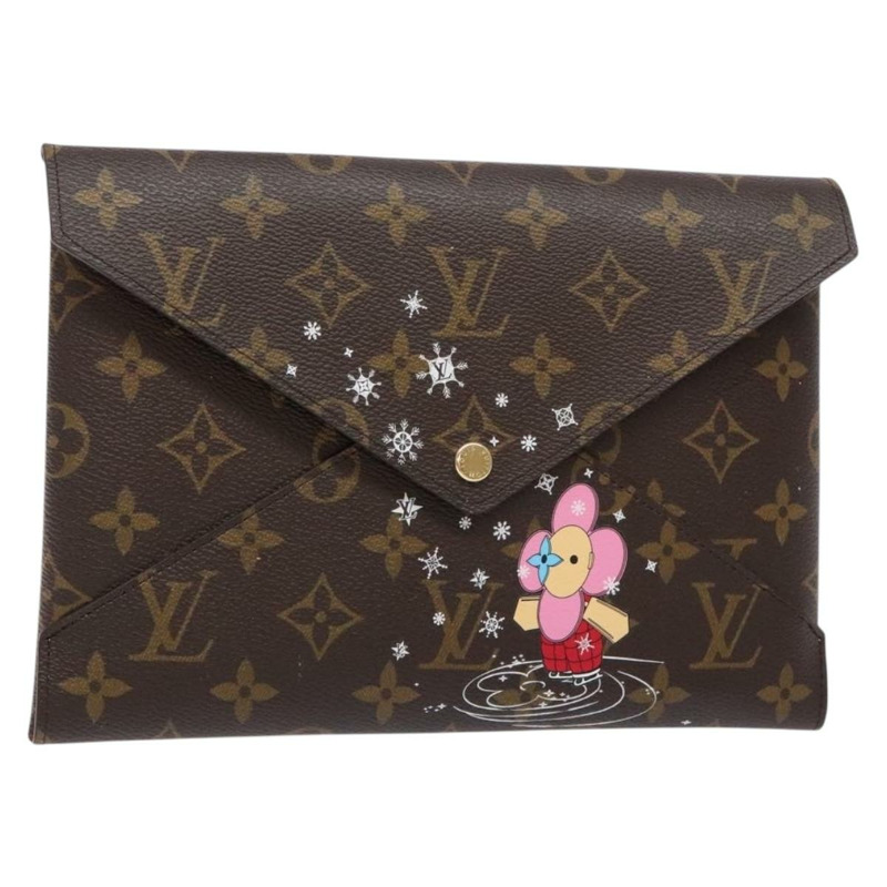 【日本直送】路易威登 Monogram Christmas 2023 Only Pochette Kirigami M82655 正品 gh548-0