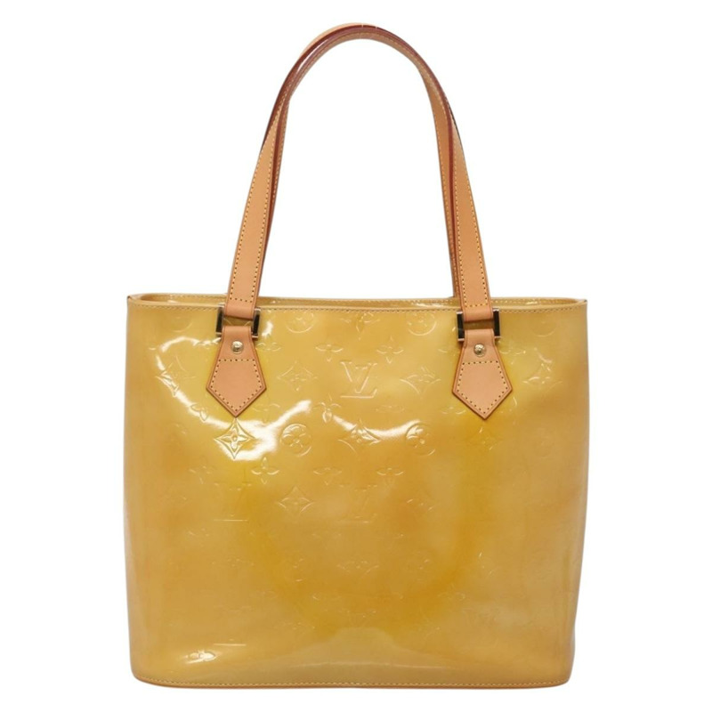 【日本直送】路易威登 Monogram Vernis Houston 手提包米色 M91004 LV 授權 BA5537-1