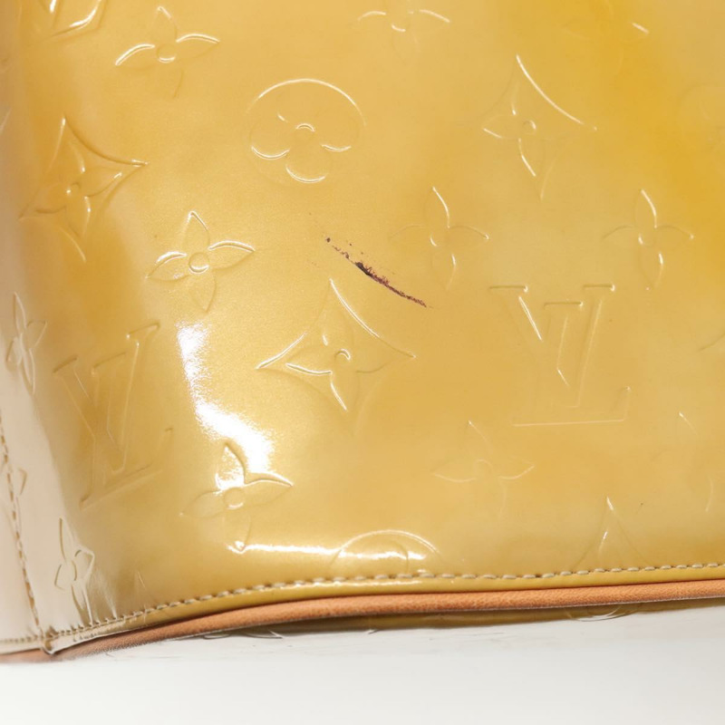 【日本直送】路易威登 Monogram Vernis Houston 手提包米色 M91004 LV 授權 BA5537-8