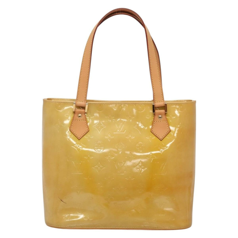 【日本直送】路易威登 Monogram Vernis Houston 手提包米色 M91004 LV 授權 BA5537-12