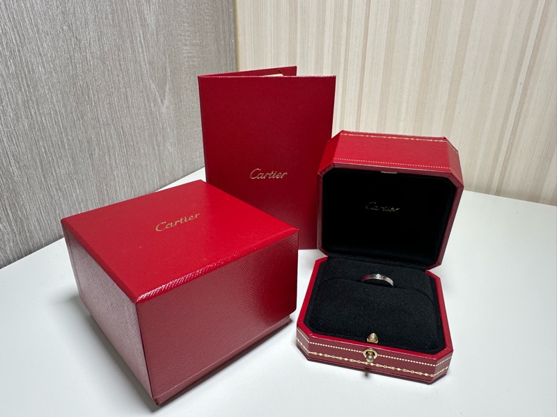Cartier C DE CARTIER婚戒 鉑金Pt 950-0