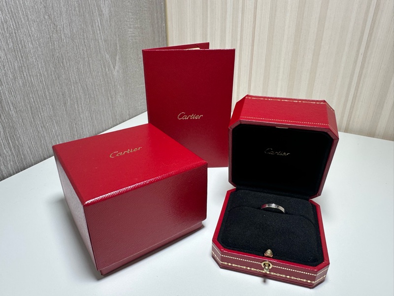 Cartier C DE CARTIER婚戒 鉑金Pt 950-1